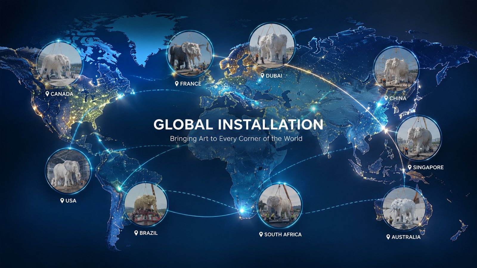 Global manufacturing and delivery image